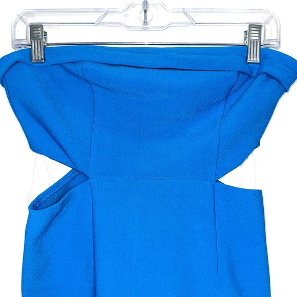 NWT Princess Polly Alaska Strapless Mini Dress in Blue Size 6 - Picture 4 of 16